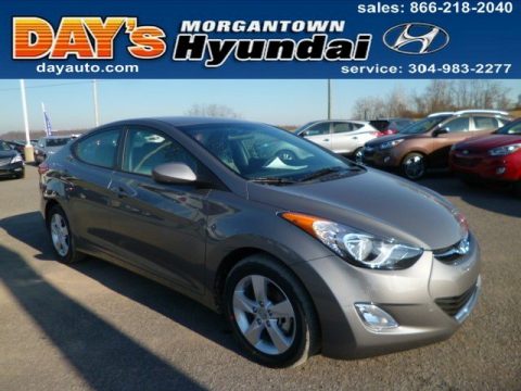 Titanium Gray Metallic Hyundai Elantra GLS.  Click to enlarge.