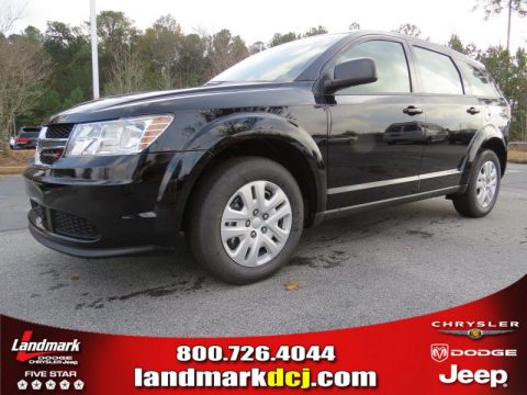 Pitch Black Dodge Journey Amercian Value Package.  Click to enlarge.