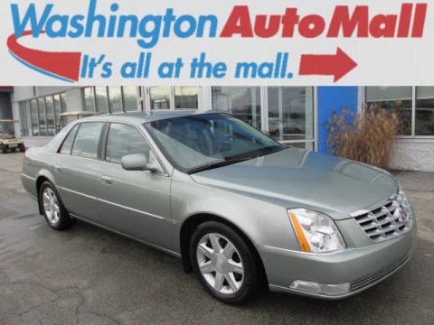 Green Silk Metallic Cadillac DTS .  Click to enlarge.