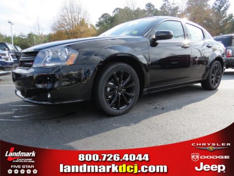 Black Clear Coat Dodge Avenger SXT.  Click to enlarge.