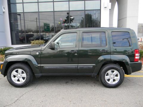 Natural Green Pearl Jeep Liberty Sport 4x4.  Click to enlarge.