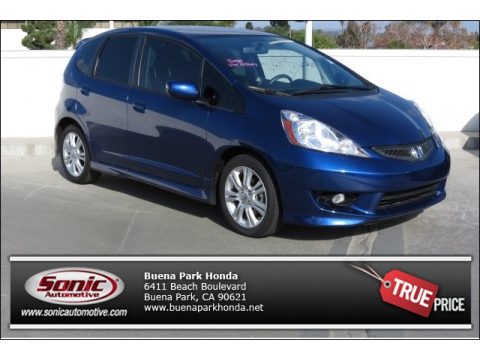 Blue Sensation Pearl Honda Fit Sport.  Click to enlarge.