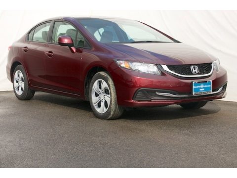 Crimson Red Pearl Honda Civic LX Sedan. Click to enlarge. Crimson Red Pearl Honda Civic LX Sedan. Click to enlarge.