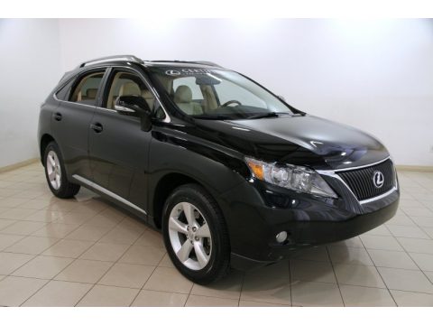 Obsidian Black Lexus RX 350 AWD.  Click to enlarge.
