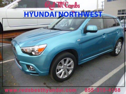 Laguna Blue Mitsubishi Outlander Sport SE. Click to enlarge. Laguna Blue Mitsubishi Outlander Sport SE. Click to enlarge.