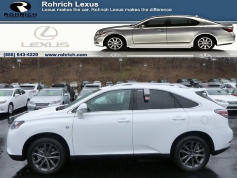 Ultra White Lexus RX 350 F Sport AWD. Click to enlarge. Ultra White Lexus RX 350 F Sport AWD. Click to enlarge.