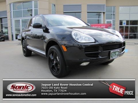 Black Porsche Cayenne S.  Click to enlarge.