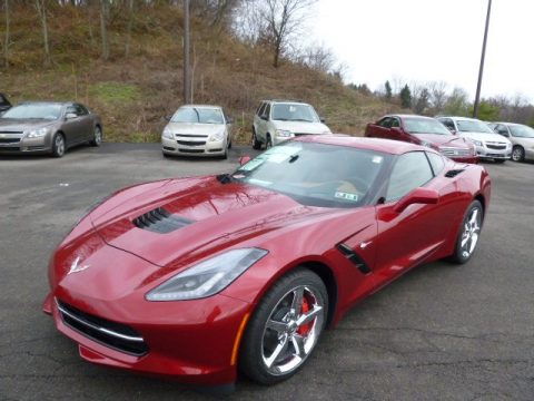 Crystal Red Tintcoat Chevrolet Corvette Stingray Coupe.  Click to enlarge.