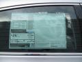 2014 Toyota Avalon XLE Window Sticker #35 2014 Toyota Avalon XLE Window Sticker #35