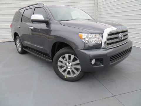 Magnetic Gray Metallic Toyota Sequoia Limited.  Click to enlarge.