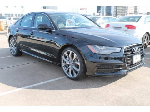 Phantom Black Pearl Audi A6 3.0T quattro Sedan.  Click to enlarge.