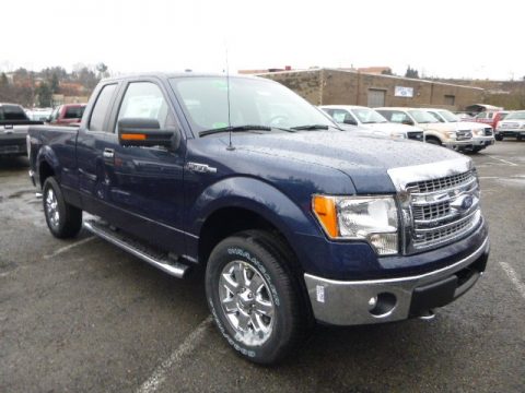 Blue Jeans Ford F150 XLT SuperCab 4x4.  Click to enlarge.