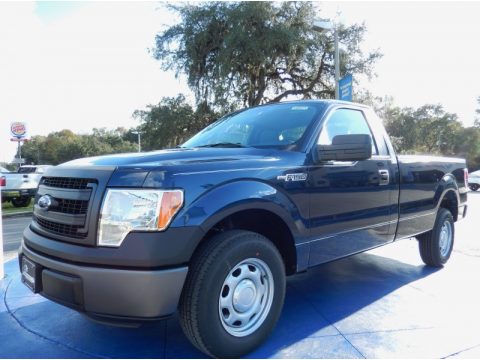 Blue Jeans Ford F150 XL Regular Cab.  Click to enlarge.