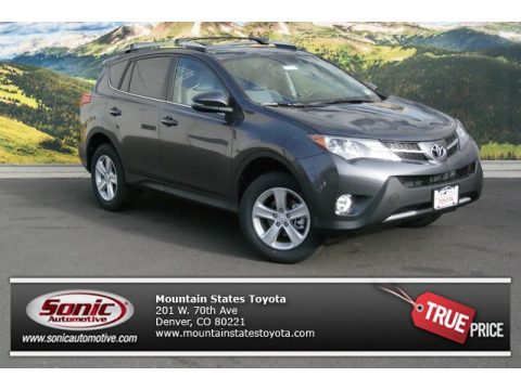 Magnetic Gray Metallic Toyota RAV4 XLE AWD.  Click to enlarge.