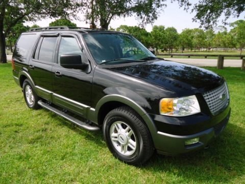 Black Clearcoat Ford Expedition XLT 4x4.  Click to enlarge.