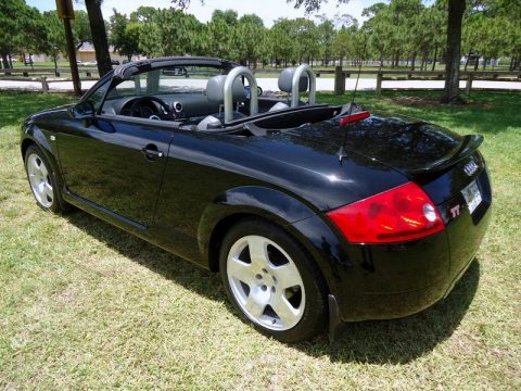 Brilliant Black Audi TT 1.8T quattro Roadster.  Click to enlarge.