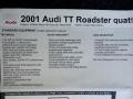 2001 TT 1.8T quattro Roadster #22