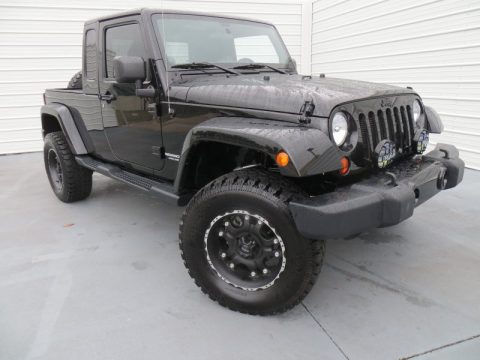 Black Jeep Wrangler Unlimited Sahara Mopar JK-8 Conversion 4x4.  Click to enlarge.