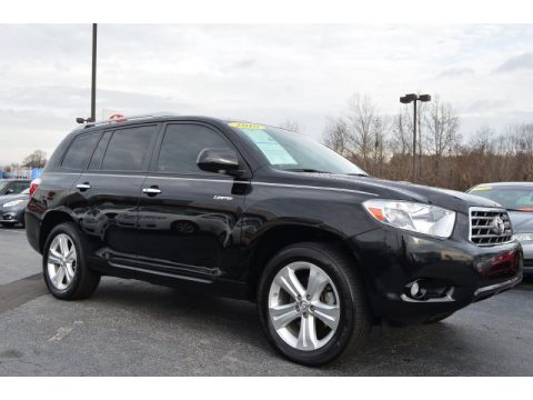 Black Toyota Highlander Limited. Click to enlarge. Black Toyota Highlander Limited. Click to enlarge.