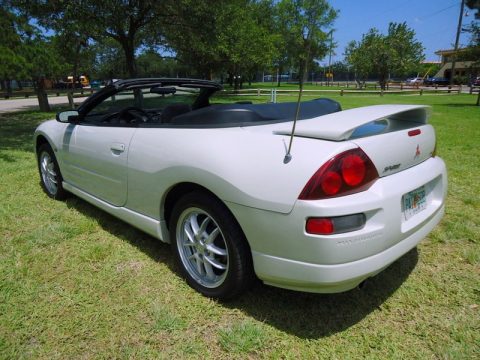 Dover White Pearl Mitsubishi Eclipse Spyder GT. Click to enlarge. Dover White Pearl Mitsubishi Eclipse Spyder GT. Click to enlarge.