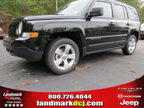 Black Jeep Patriot Latitude.  Click to enlarge.
