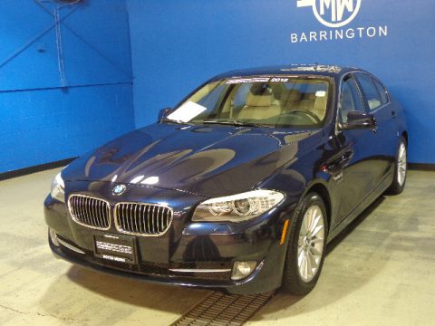 Imperial Blue Metallic BMW 5 Series 535i xDrive Sedan.  Click to enlarge.