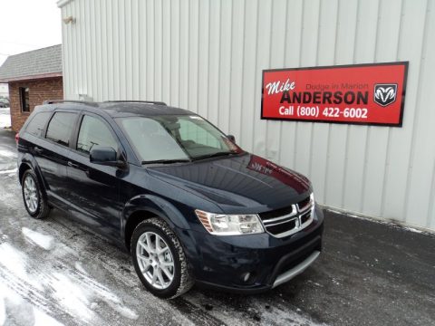 Fathom Blue Pearl Dodge Journey SXT AWD.  Click to enlarge.