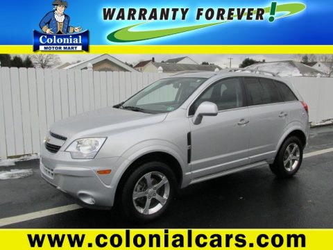 Silver Ice Metallic Chevrolet Captiva Sport LTZ AWD.  Click to enlarge.