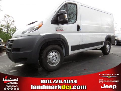 Bright White Ram ProMaster 1500 Cargo Low Roof.  Click to enlarge.