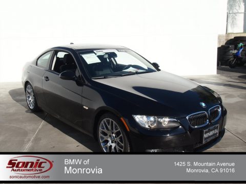 Jet Black BMW 3 Series 328i Coupe.  Click to enlarge.