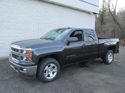 Tungsten Metallic Chevrolet Silverado 1500 LTZ Z71 Double Cab 4x4.  Click to enlarge.