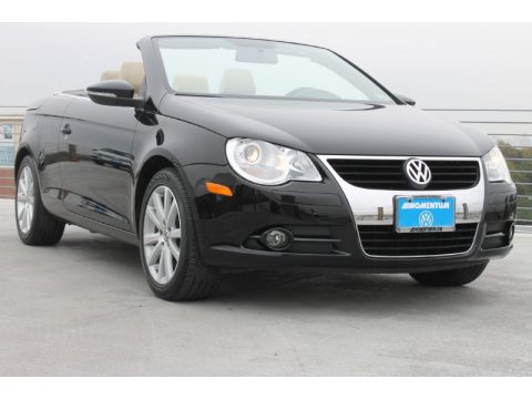 Black Uni Volkswagen Eos Komfort.  Click to enlarge.