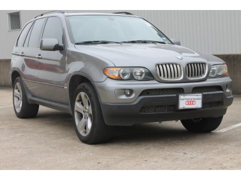 Sterling Grey Metallic BMW X5 4.4i.  Click to enlarge.