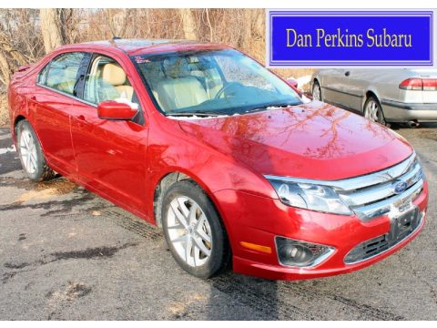 Sangria Red Metallic Ford Fusion SEL.  Click to enlarge.