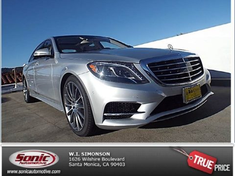 Iridium Silver Metallic Mercedes-Benz S 550 Sedan.  Click to enlarge.