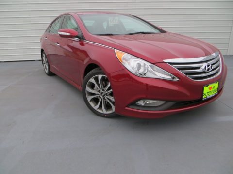 Venetian Red Hyundai Sonata SE.  Click to enlarge.