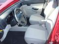  2008 Hyundai Accent Gray Interior #18