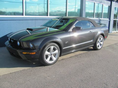 Alloy Metallic Ford Mustang GT Premium Convertible.  Click to enlarge.