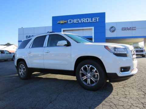 Summit White GMC Acadia SLT.  Click to enlarge.