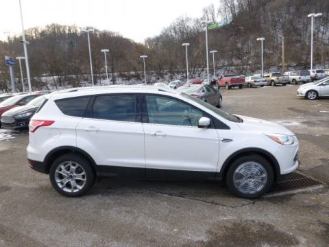 White Platinum Ford Escape Titanium 2.0L EcoBoost 4WD. Click to enlarge. White Platinum Ford Escape Titanium 2.0L EcoBoost 4WD. Click to enlarge.