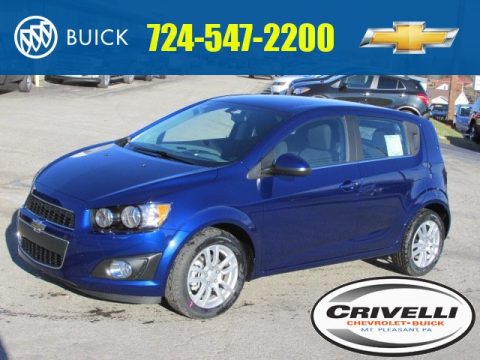 Blue Topaz Metallic Chevrolet Sonic LT Hatchback.  Click to enlarge.