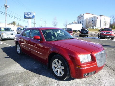 Inferno Red Crystal Pearlcoat Chrysler 300 Touring.  Click to enlarge.