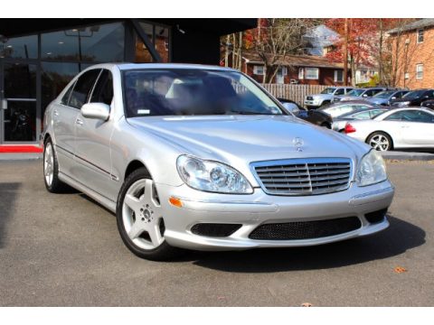 Brilliant Silver Metallic Mercedes-Benz S 600 Sedan.  Click to enlarge.