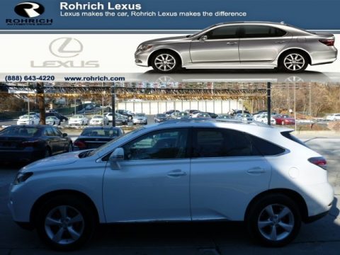 Starfire White Pearl Lexus RX 350 AWD.  Click to enlarge.