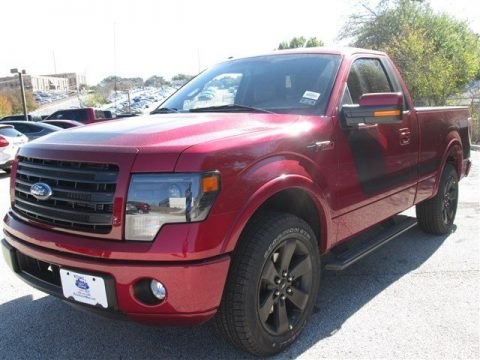 Ruby Red Ford F150 FX2 Tremor Regular Cab.  Click to enlarge.