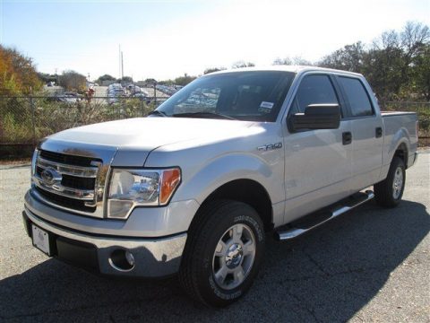 Ingot Silver Ford F150 XL SuperCrew.  Click to enlarge.