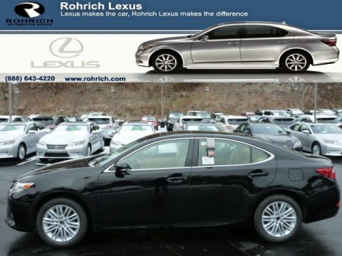 Obsidian Black Lexus ES 350.  Click to enlarge.