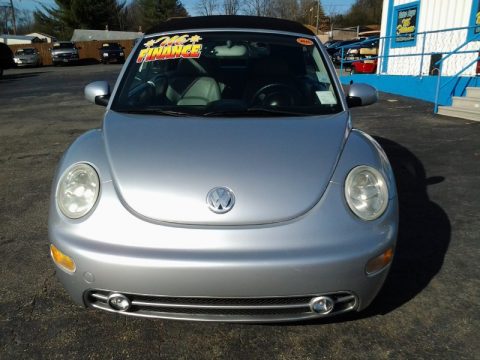Reflex Silver Metallic Volkswagen New Beetle GLS Convertible. Click to enlarge. Reflex Silver Metallic Volkswagen New Beetle GLS Convertible. Click to enlarge.