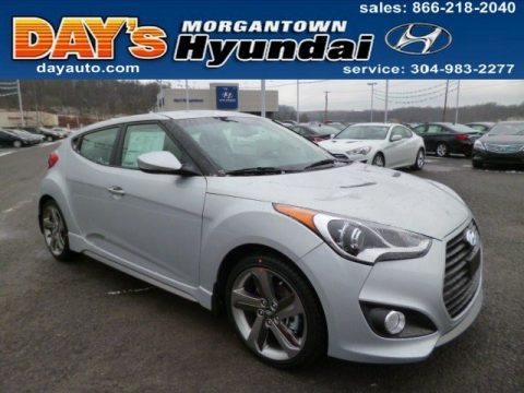 Ironman Silver Hyundai Veloster Turbo.  Click to enlarge.