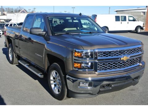 Brownstone Metallic Chevrolet Silverado 1500 LT Double Cab 4x4.  Click to enlarge.